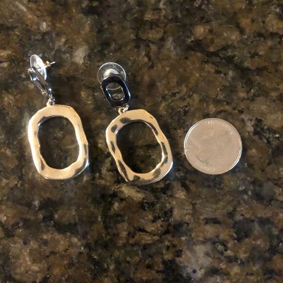 Erica Lyons 3 Strand Necklace Earring Set Copper Black Silver Colors - Picture 7 of 7